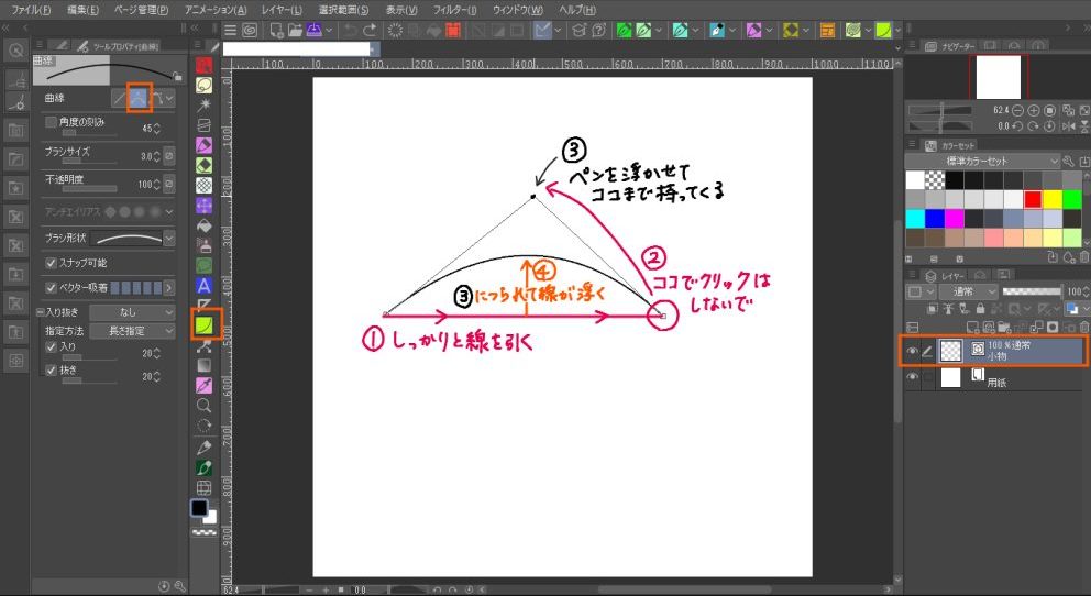 ベジェ曲線解説①